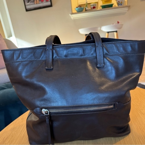 MIU MIU Vitello Soft Leather Shopping Tote Bag Brown VGUC - Picture 2 of 13